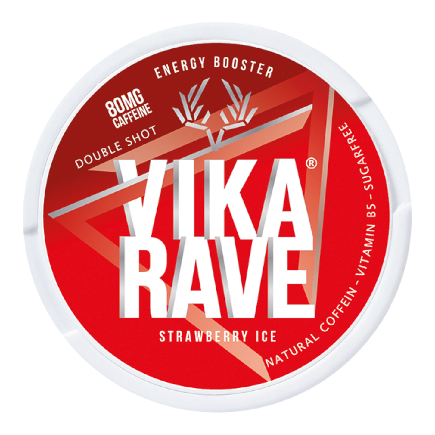 VIKA Rave Strawberry Ice Double Shot Energy Booster (Koffein)